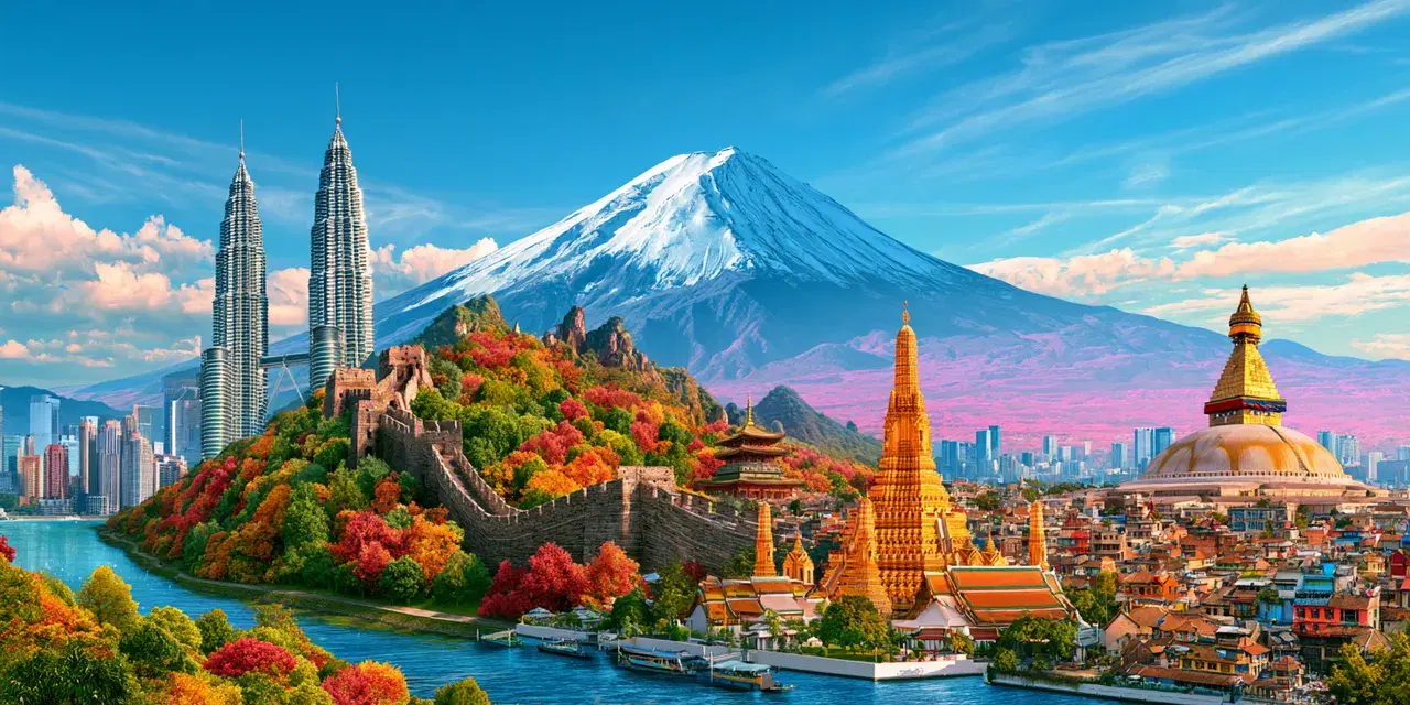 Hovedsteder i Asia – Del 1